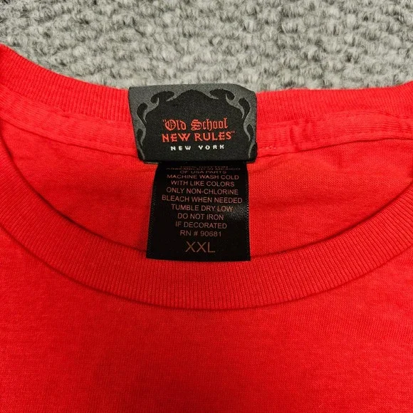 Vintage Offical Orange County Choppers Graphic T Shirt Red XXL OCC Motorcycle - Picture 5 of 8